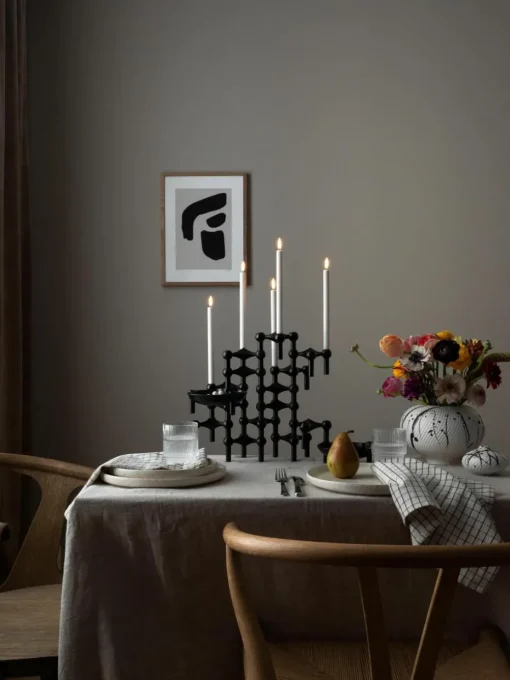 Kandelaarset Stoff Nagel, set van 3