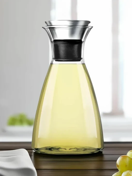 Karaf Silhou van borosilicaatglas, 1 L