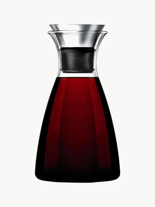 Karaf Silhou van borosilicaatglas, 1 L