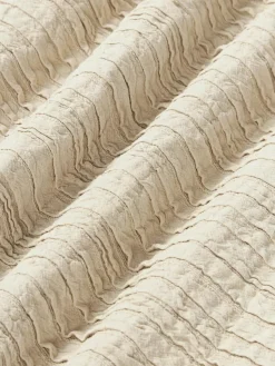 Katoenen kussenhoes Artemis met plissé-patroon