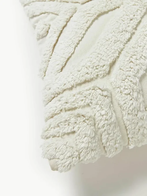 Katoenen kussenhoes Nira met winters motief