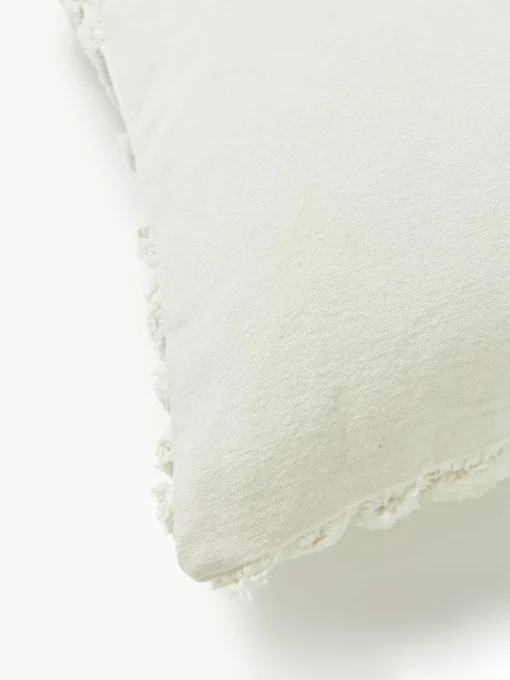 Katoenen kussenhoes Nira met winters motief