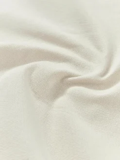Katoenen kussenhoes Sela met getuft plantenmotief