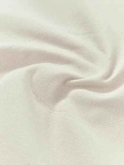 Katoenen kussenhoes Sela met getuft plantenmotief