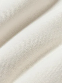 Katoenen kussenhoes Sela met getuft plantenmotief