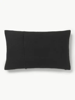 Katoenen kussenhoes Terre met decoratieve naad
