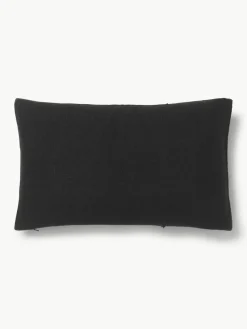 Katoenen kussenhoes Terre met decoratieve naad