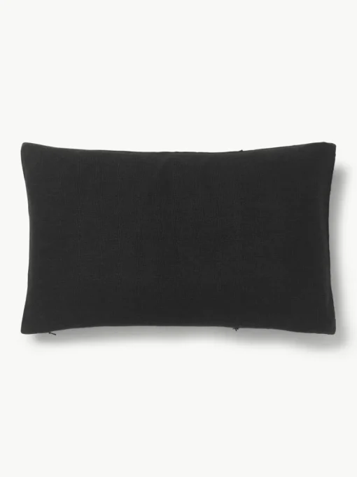 Katoenen kussenhoes Terre met decoratieve naad