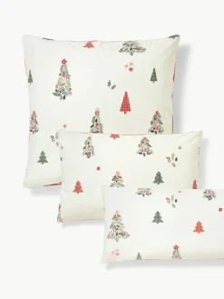 Katoenen perkal kussenhoes Pine