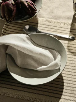 Katoenen placemats Elouise met franjes, 2 stuks