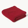 Katoenen plaid Beryl met winters motief