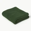 Katoenen plaid Beryl met winters motief