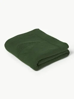 Katoenen plaid Beryl met winters motief