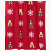 Katoenen plaid Buddy met winters motief