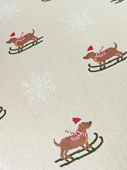 Katoenen plaid Buddy met winters motief
