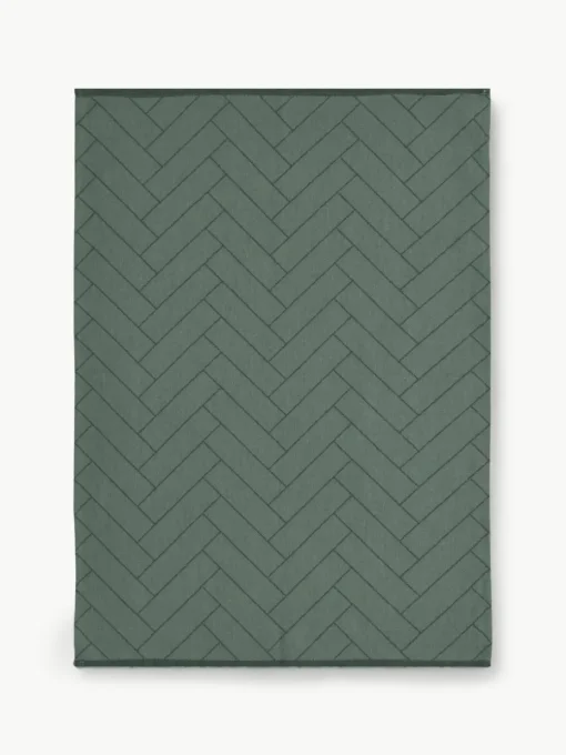 Katoenen theedoeken Tiles, 2 stuks