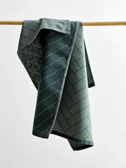 Katoenen theedoeken Tiles, 2 stuks