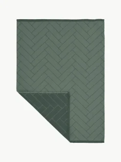 Katoenen theedoeken Tiles, 2 stuks