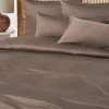 Katoensatijnen dekbedovertrek Comfort
