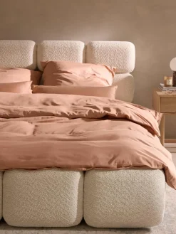 Katoensatijnen dekbedovertrek Comfort