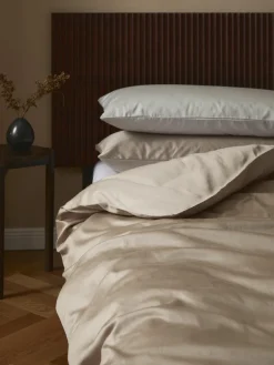 Katoensatijnen dekbedovertrek Comfort