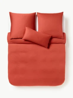 Katoensatijnen dekbedovertrek Comfort