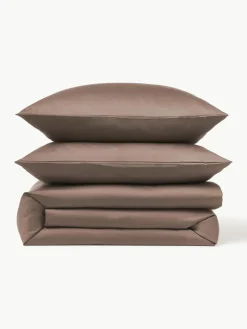 Katoensatijnen dekbedovertrek Comfort