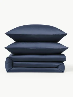 Katoensatijnen dekbedovertrek Comfort