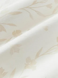 Katoensatijnen kussenhoes Hurley met jacquard patroon