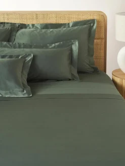 Katoensatijnen laken Premium