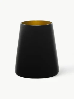 Kegelvormige kristallen cocktailglazen Power, 6 stuks