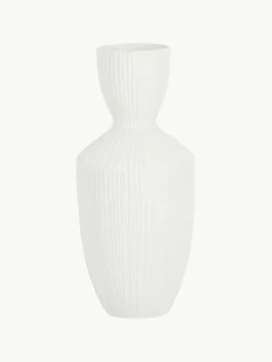 Keramiek design vaas Striped, H 36 cm