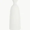 Keramiek design vaas Striped, H 57 cm