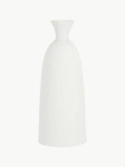 Keramiek design vaas Striped, H 57 cm