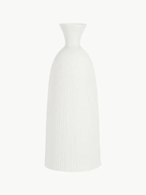 Keramiek design vaas Striped, H 57 cm