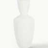 Keramische vaas Striped, H 47 cm