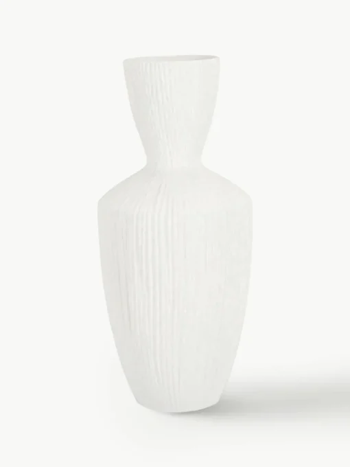Keramische vaas Striped, H 47 cm
