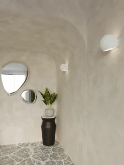 Keramische wandlamp Mercury