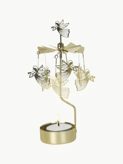 Kerst waxinelichthouder Flying Angel, draaibaar