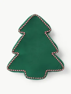 Kerstboom sierkussen Ziva van fluweel