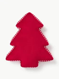 Kerstboom sierkussen Ziva van fluweel