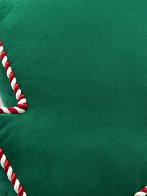 Kerstboom sierkussen Ziva van fluweel