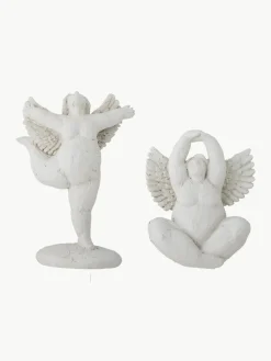 Kerstfiguren Hadessa in engelenvorm, set van 2