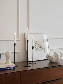 Kerstmiskaars lamp Malte S/3 zwart