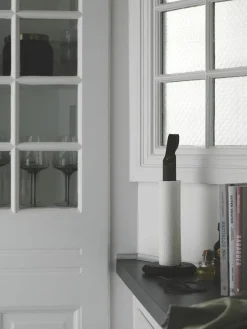 Keukenrolhouder Grab van eikenhout