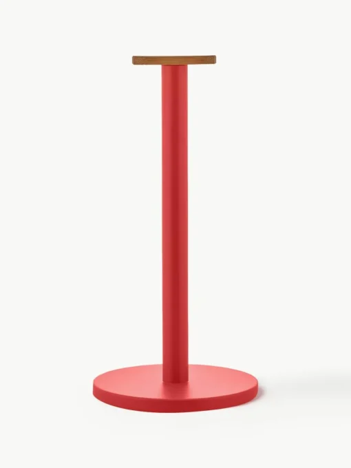 Keukenrolhouder Mattina met bamboehouten decoratie