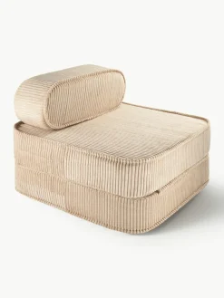 Kinder klapfauteuil Sugar van corduroy