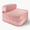 Kinder klapfauteuil Sugar van corduroy