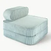 Kinder klapfauteuil Sugar van corduroy