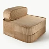 Kinder klapfauteuil Sugar van corduroy
